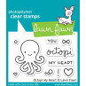 Lawn Fawn - Octopi My Heart - Clear Stamp 2x3